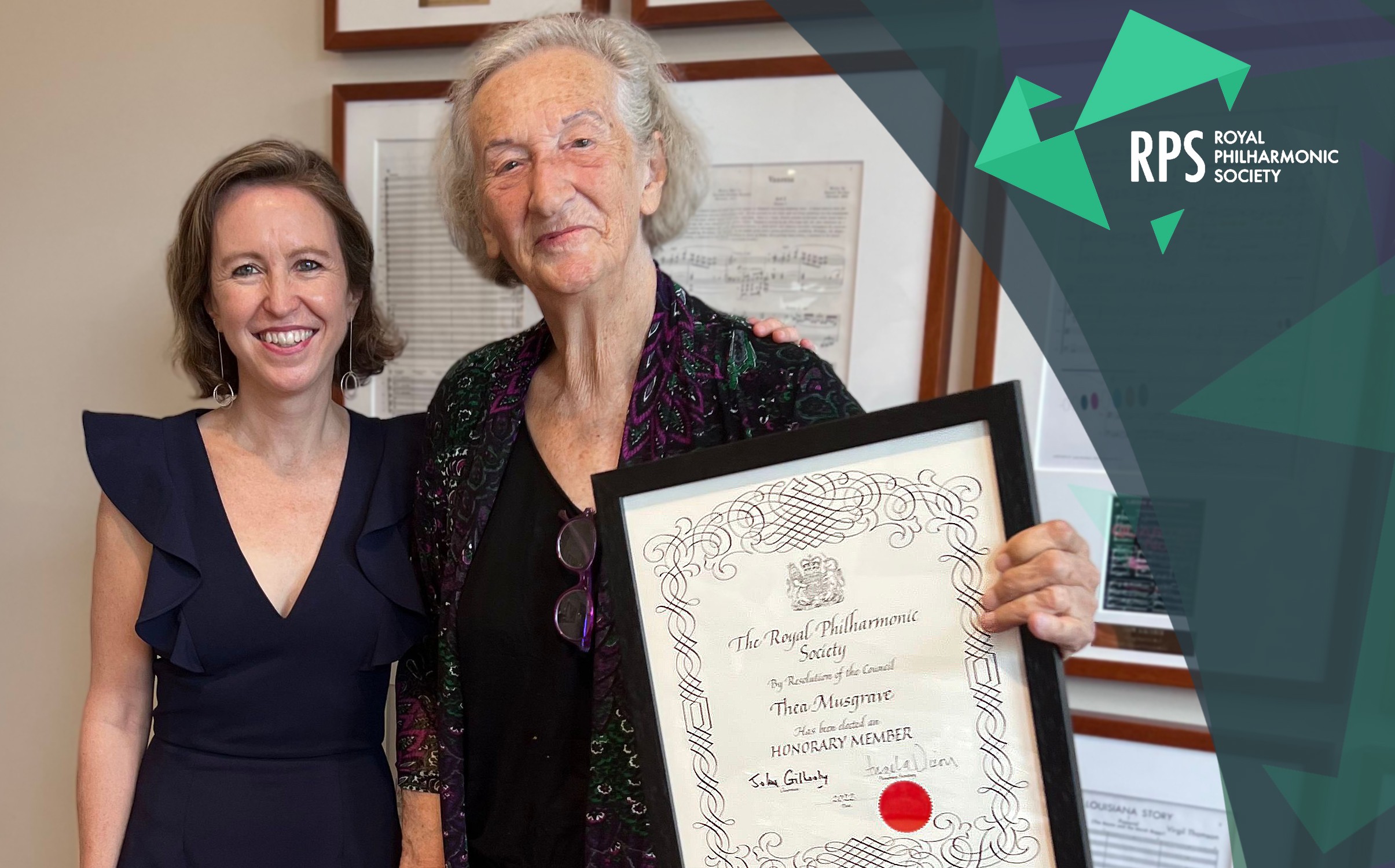 Thea Musgrave awarded Honorary Membership of the Royal Philharmonic Society