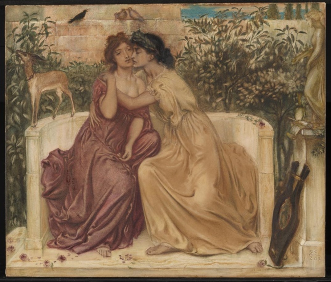 Sappho and Erinna in a Garden at Mytilene