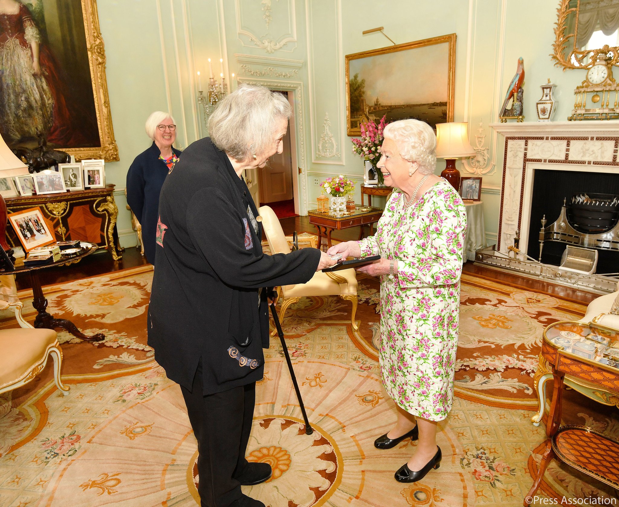 Thea Musgrave receiving The Queen’s Medal for Music